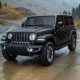Jeep Wrangler Offroad Adventure In A Mountain Landscape And Nature Background.